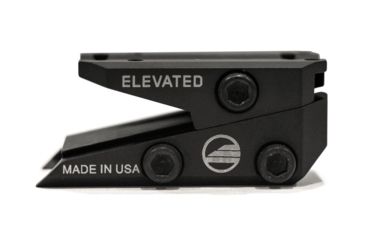 Image of Elevated Technology The Slide Height Adjustable Optic Mount, Black, SLIDE