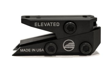 Image of Elevated Technology The Slide Height Adjustable Optic Mount, Black, SLIDE