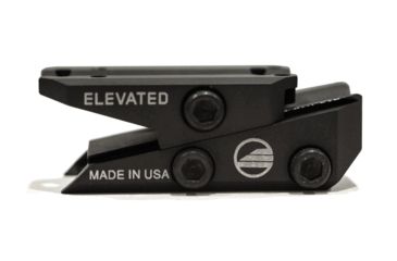 Image of Elevated Technology The Slide Height Adjustable Optic Mount, Black, SLIDE