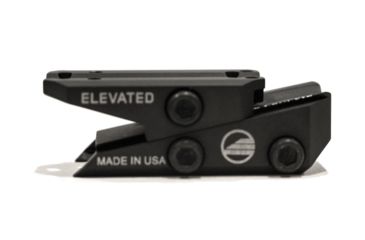 Image of Elevated Technology The Slide Height Adjustable Optic Mount, Black, SLIDE