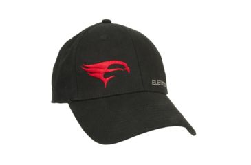 Image of Elevation Fitted Hat, Red/Black Universal Fit 13065