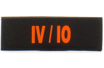 Image of Eleven 10 1x3 Med Name Tape Patch, Orange - E10-7003-IV/IO-BLK/ORG