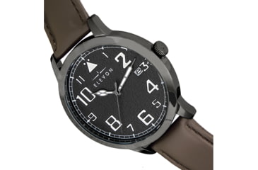 Image of Elevon Sabre Watch w/Date - Mens, Black/Brown, One Size, ELE121-5