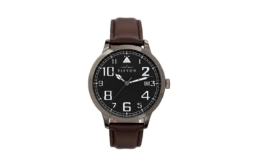 Image of Elevon Sabre Watch w/Date - Mens, Black/Brown, One Size, ELE121-5
