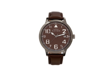 Image of Elevon Sabre Watch w/Date - Mens, Goldenrod/Brown, One Size, ELE121-6