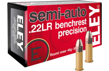 Image of Eley Ammunition Eley Ammo Precision .22LR 40GR. Semi-auto Benchrest 50 Rounds
