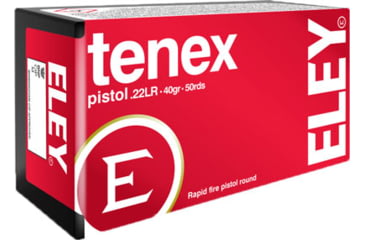 Image of Eley Ammunition Eley Ammo Tenex Pistol .22lr 40gr. Round Nose 50-pack