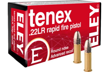 Image of Eley Ammunition Eley Tenex Rapid Fire Pistol 22lr 40gr Rn 50rd 100bx/cs