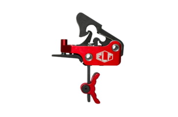 Image of Elftmann Tactical Apex .170 Trigger, Curved, Red, APEX-.170-R-C