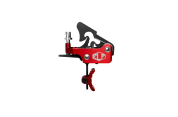 Image of Elftmann Tactical Apex .170 Trigger FA, Curved, Red, APEX-.170-R-C-FA