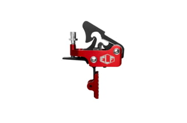 Image of Elftmann Tactical Apex Pro Straight FA Trigger, Red, APEX-PRO-R-S-FA