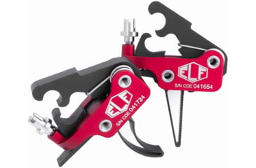 Image of Elftmann Tactical Elf Match Pro Trigger with Threaded Mounting System, Straight Finger Adj Curved, 2.75-4lbs Pull Weight, MATCH PRO-S FA