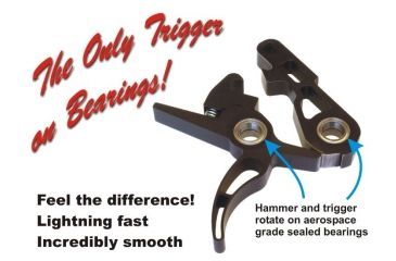 Image of Elftmann Tactical Elftmann 3 Gun Trigger Curved LRG Pin 3 GUN-C.170