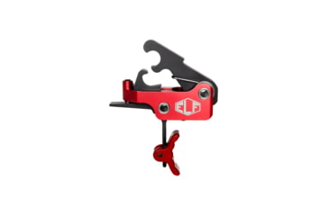 Image of Elftmann Tactical Se .170 Trigger, Curved, Red, SE-.170-R-C