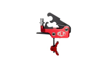 Image of Elftmann Tactical Se Curved FA Trigger, Red, SE-R-C-FA