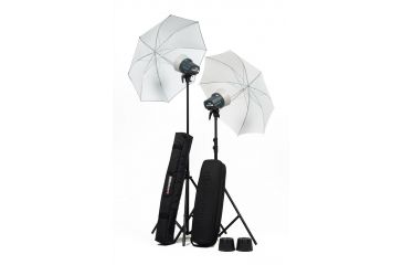 Image of Elinchrom D-Lite RX ONE - 2x Head Umbrella To Go Kit EL 20854KIT
