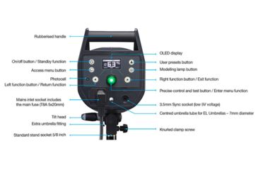 Image of Elinchrom Elc Pro HD 500 EL 20613.1