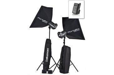 Image of Elinchrom Style 250/250 Multi-Voltage BXRi To Go Kit with stands EL-20753KIT