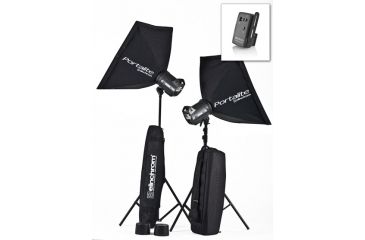 Image of Elinchrom Style 500/500 Multi-Voltage BXRi To Go Kit with stands EL-20751KIT