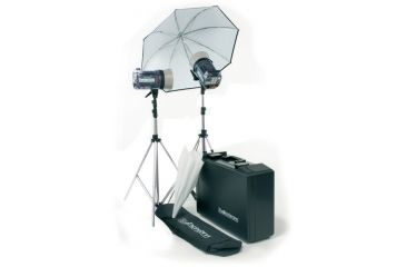 Image of Elinchrom Style 300rx/600rx Kit With Umbr., Rflctr., Stands And Case EL 20743