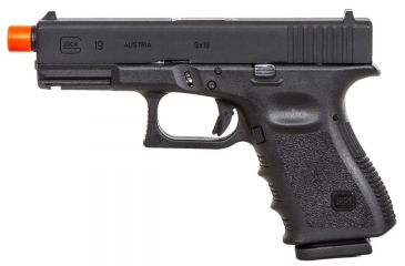 Image of Elite Force Glock 19 Gen 3 Gas Blowback Airsoft Pistol, Black 2276303