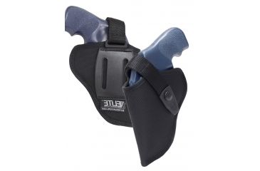 Image of Elite Survival Systems Dura-Tek Hip Holster, Size 1, Fits 2in. J Frame Revolvers and Ruger LCR, Left Hand, Black, 1 DTBH1-LH
