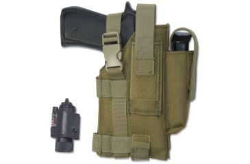 Image of Elite Survival Systems Belt Holster, Right Hand, Coyote Tan - Most 5in BBL 7681-T-RH