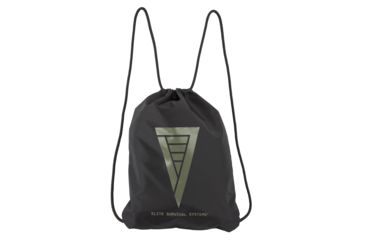 Image of Elite Survival Systems Elite Drawstring Cinch Pack, Black/Olive EDCP-OD