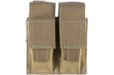 Image of Elite Survival Systems MOLLE Double Pistol Mag Pouch Coyote Tan 