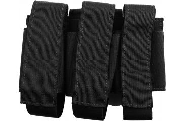 Image of Elite Survival Systems MOLLE Triple Grenade Pouch, Black ME183-B