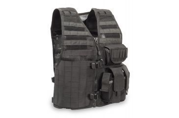 Image of Elite Survival Systems MVP Ammo Adapt Tactical Vest, Left Side Ammo, Black MVP010102-B