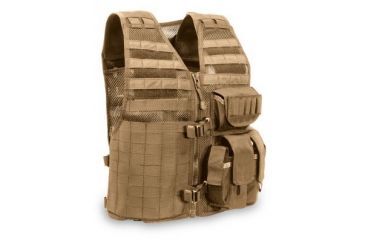 Image of Elite Survival Systems MVP Ammo Adapt Tactical Vest, Left Side Ammo, Coyote Tan MVP010102-T