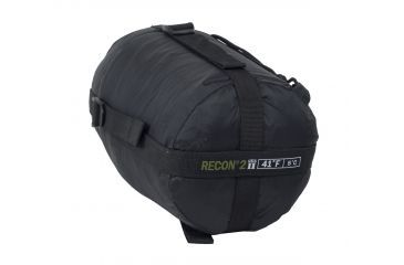 Image of Elite Survival Systems Recon 2 Sleeping Bag, Black, Rated to 41 Degrees Fahrenheit, RECON2-B