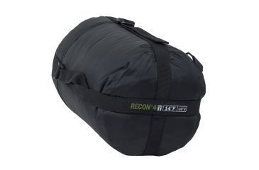 Image of Elite Survival Systems Recon 4 Sleeping Bag, Black, Rated to 14 Degrees Fahrenheit, RECON4-B