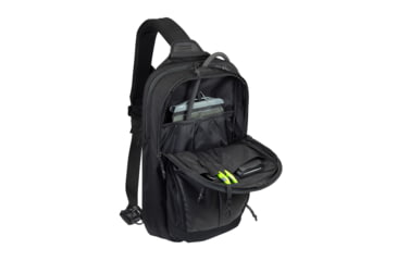 Image of Elite Survival Systems Smokescreen CCW Slingpack w/Armor Panel, Black, 7720-G3-B-A