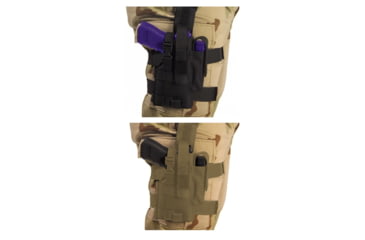 Image of Elite Survival Systems Tactical Thigh Holster System w/ Light, Black, Tan