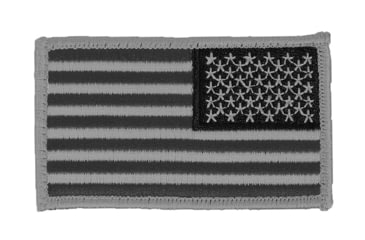Image of Elite Survival Systems US Flag Patches - Standard Orientation, Black/Gray/Blue, 3.5 x 2, ID-US-109
