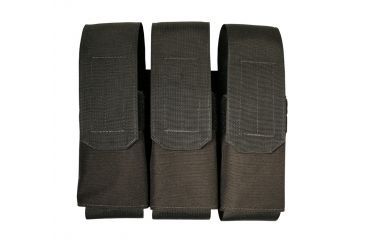 Image of Elite Survival Systems Velcro Attach Triple 5.56/.223 Magazine Pouch, Black HL-103-B