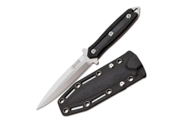Image of Elite Tactical Incog Fixed Blade Knife, 4.75 in, D2 Steel, Spear Point, Black, ET-FIX009