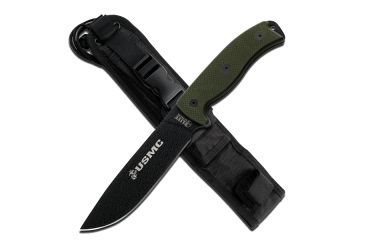 Image of Elite Tactical Marine Fixed Blade, Green M 1021GN