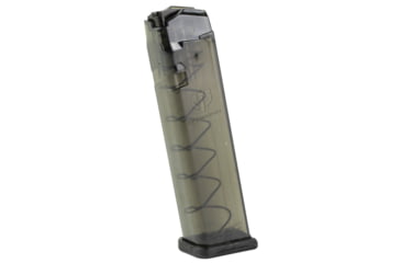 Image of Elite Tactical Systems Carbon Smoke Series Glock 17/18/19/26/34/45 9mm 22 Round Pistol Magazine, Carbon Smoke, SMK-GLK-9-22-22RD