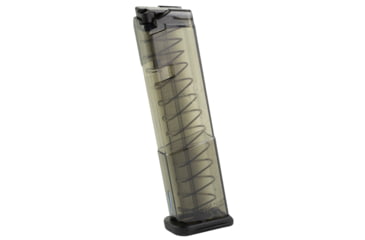 Image of Elite Tactical Systems Carbon Smoke Series Glock 43 9mm 12 Round Pistol Magazine, Carbon Smoke, SMK-GLK-43-12-12RD