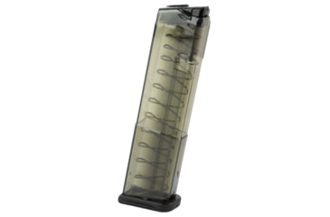 Image of Elite Tactical Systems Carbon Smoke Series Glock 43 9mm 12 Round Pistol Magazine, Carbon Smoke, SMK-GLK-43-12-12RD