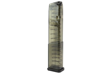 Image of Elite Tactical Systems Carbon Smoke Series Glock 43X/28 9mm 19 Round Pistol Magazine, Carbon Smoke, SMK-GLK-43X-19-19RD