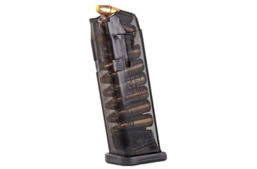 Image of Elite Tactical Systems Pistol Magazine, Glock 19/19x/26, 9mm, 10-Round, Carbon Smoke, SMK-GLK-19-10-10RD