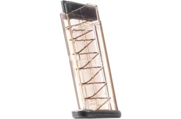 Image of Elite Tactical Systems Pistol Magazine, Smith &amp; Wesson M&amp;P 9 Shield, 9mm, 7-Round, Clear, SW9-SHD-7-7RD