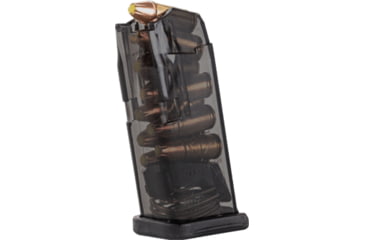 Image of Elite Tactical Systems Pistol Magazine, Glock 26, 9mm, 10-Round, Carbon Smoke, SMK-GLK-26-10RD