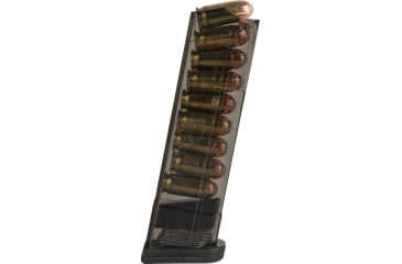 Image of Elite Tactical Systems Pistol Magazine, Glock 42, .380 ACP, 9-Round, Carbon Smoke, SMK-GLK-42-9-9RD