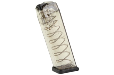 Image of Elite Tactical Systems GLK17 Pistol Mags 17rd 9mm Luger Compatible w/ Glock 17/18/19/26/45/34 Clear Polymer, Polymer, GLK17-17RD