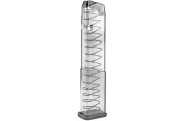 Image of Elite Tactical Systems GLK43X19 Pistol Mags 19rd Extended 9mm Luger Compatible w/ Glock 43X/48 Clear Polymer, Polymer, GLK43X19-19RD